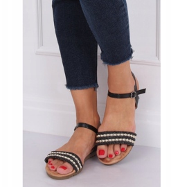 Sandálias femininas pretas HT-68 pretas preto 1