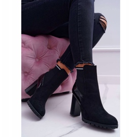 FRERY Botas femininas com salto em camurça Black Fenem preto 2 FRERY Botas femininas com salto em camurça Black Fenem preto 2