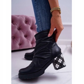 Botas Maciejka de Couro Femininas Pretas 04216-01 preto 1