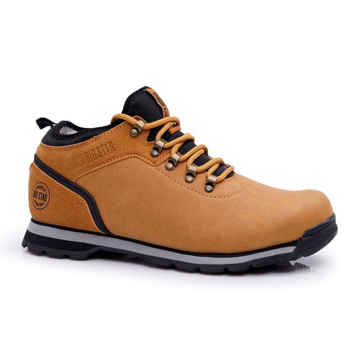 Sapatos de trekking masculino Big Star Camel EE174442 marrom 1