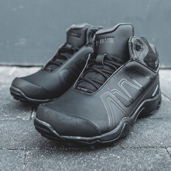 Botas Trekker Masculinas Big Star Black EE174458 preto 1