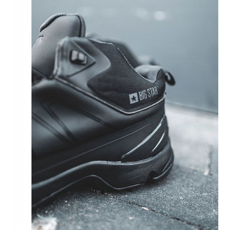 Botas Trekker Masculinas Big Star Black EE174458 preto 2