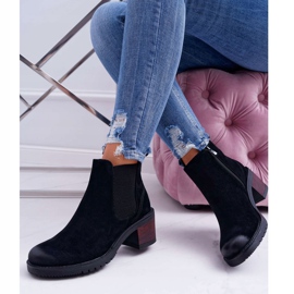 Botas femininas de salto alto Sergio Leone pretas BT702 preto 2