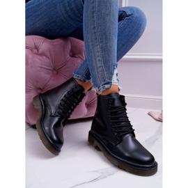 Botas femininas Trappers Botas Big Star Couro Preto EE274001 1