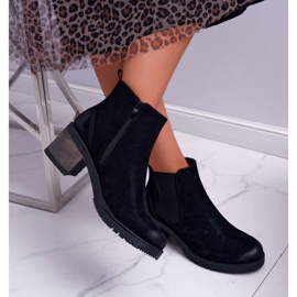 Botas femininas de salto alto Sergio Leone Black Br BT702 preto 2