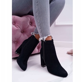 FE1 Botas femininas de salto alto pretas domeno preto 2