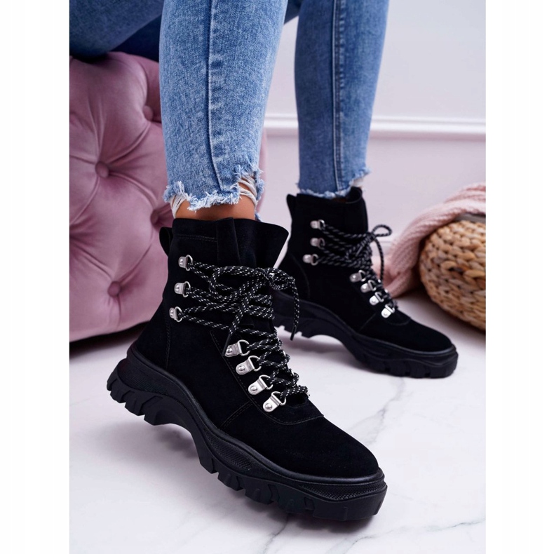 Botas femininas Sergio Leone Preto TR729 1