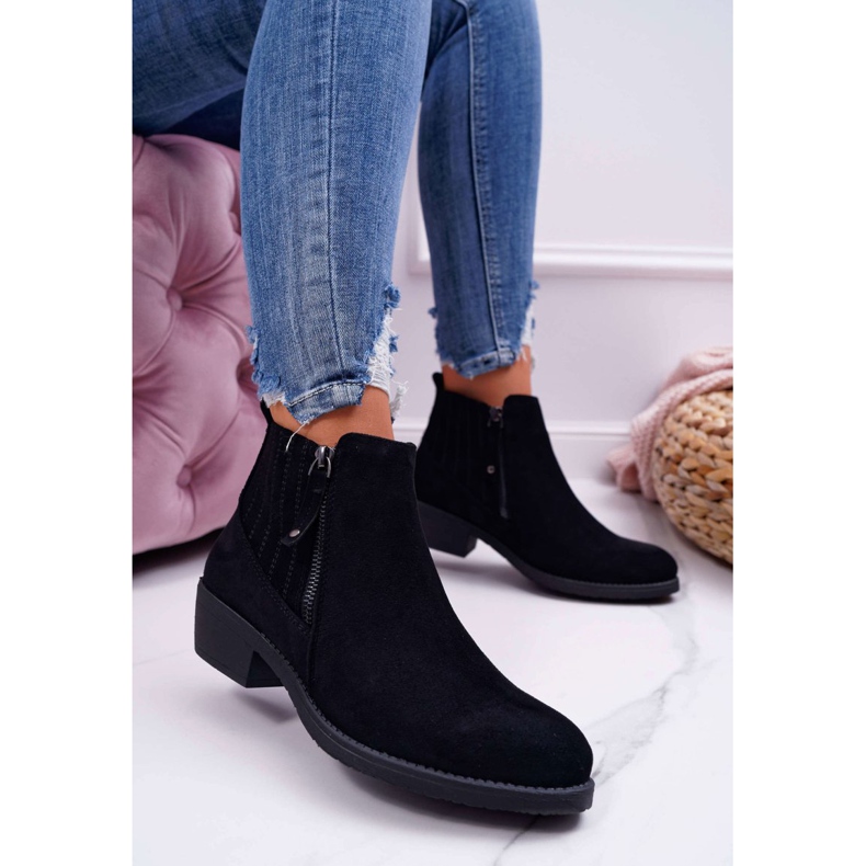 Botas femininas Sergio Leone Preto BT500 Jeronte 1