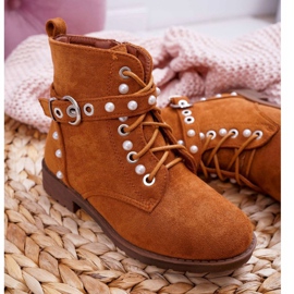 FP1 Botas infantis Pearl Camel Nargos castanho 1
