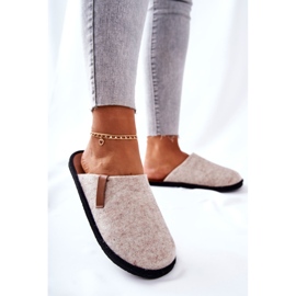 Chinelos femininos para casa, Big Star Beige D267862A bege 1
