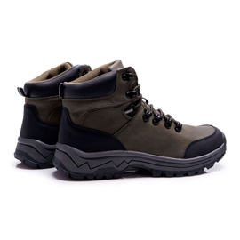 EVE Tênis de trekking quente masculino Khaki Derex cáqui 1