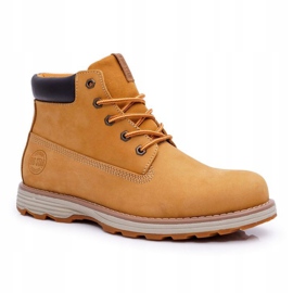 Botas de couro masculino Big Star Camel EE174227 castanho 1