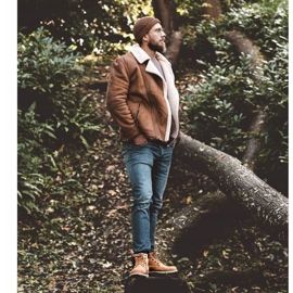 Botas de couro masculino Big Star Camel EE174227 castanho 2