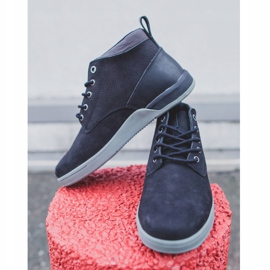 Botas masculinas de couro Big Star preto EE174197 2