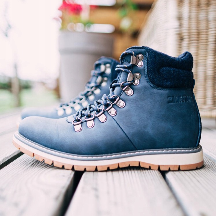 Armadilhas masculinas Big Star Navy Blue EE174403 azul marinho 2