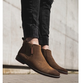 Botas masculinas Chelsea Cross Jeans Camel EE1R4068C castanho 1 Botas masculinas Chelsea Cross Jeans Camel EE1R4068C castanho 1