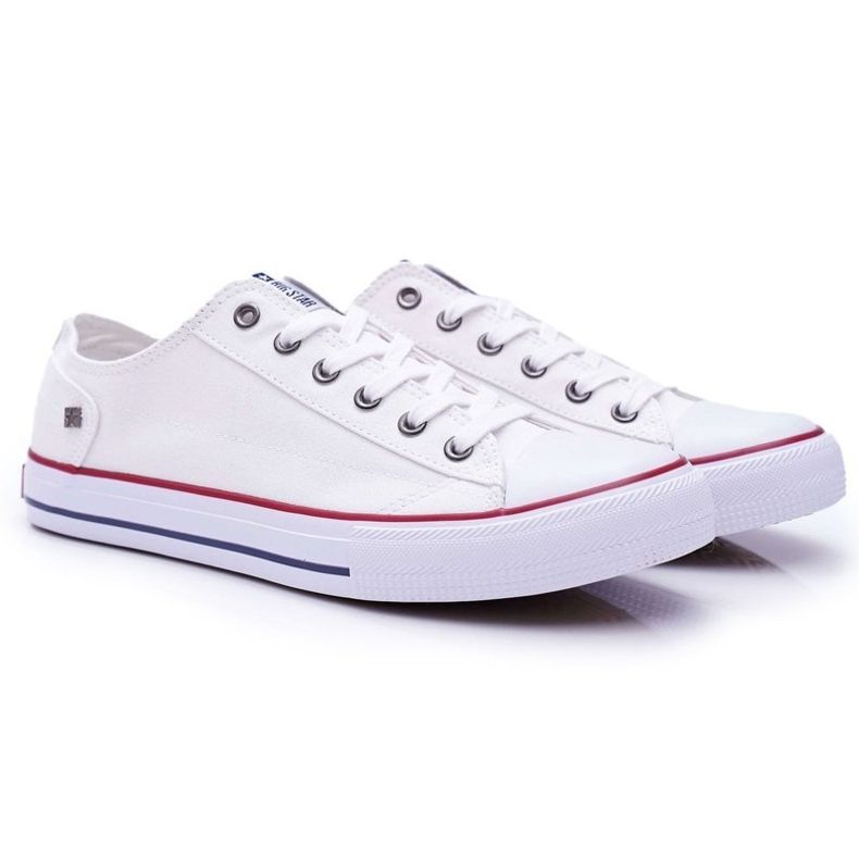 Tênis masculino baixo Big Star White DD174271 branco 1