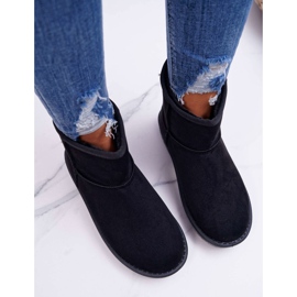 FRJ Botas femininas pretas de neve quente de Bornéu preto 2