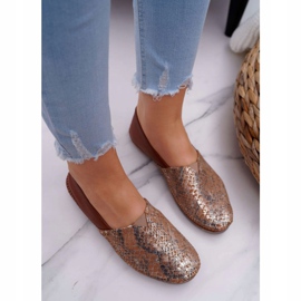 Bailarinas marrons femininas Maciejka 1930A-29 / 00-6 castanho 2