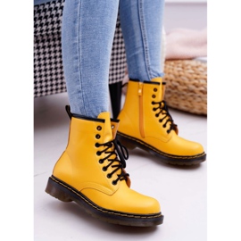 SEA Botas femininas caçadores amarelo gangsta 1