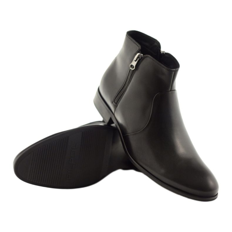Botas de inverno para homem preto Pilpol 2154 3