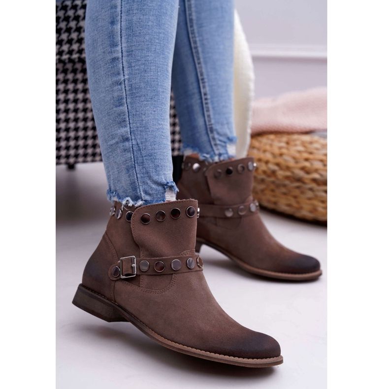 Exquisite Botas femininas de veludo bege requintado 1172 1