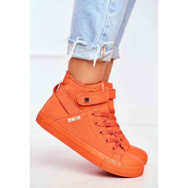 Tênis feminino Big Star Orange FF274583 laranja 2