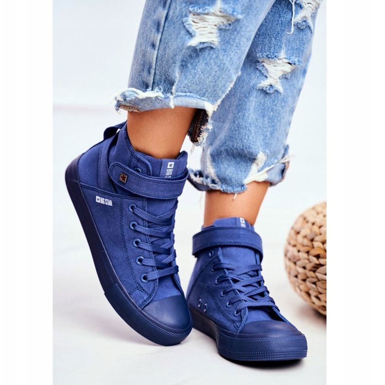 Tênis feminino Big Star Azul FF274584 2