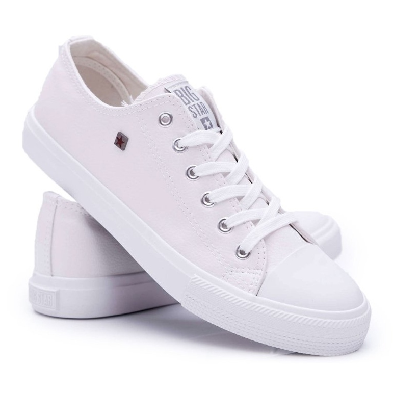 Tênis masculino baixo Big Star branco V174347 1
