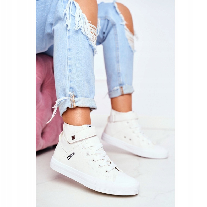 Tênis feminino Big Star White V274541 branco 1