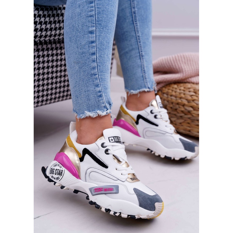 Sapatas esportivas femininas Big Star por Daniel Lopez FF274414 multicolorido 1