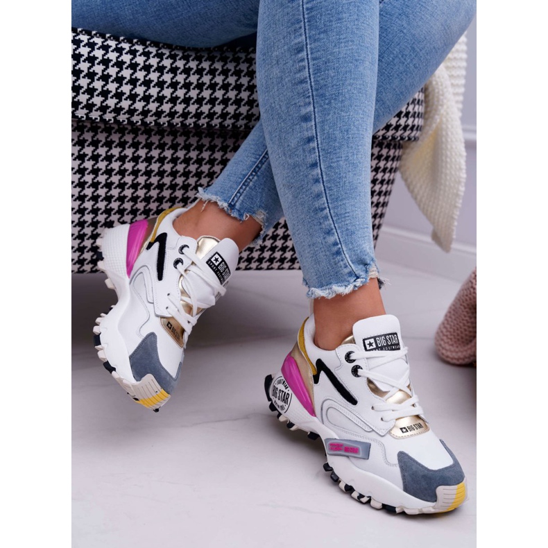 Sapatas esportivas femininas Big Star por Daniel Lopez FF274414 multicolorido 2