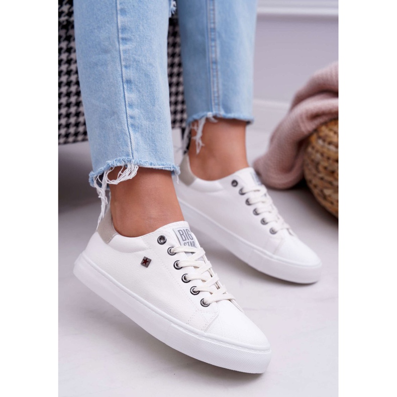 Tênis feminino Big Star Branco BB274033 1