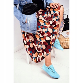 Tênis feminino Big Star turquesa AA274512 verde 2