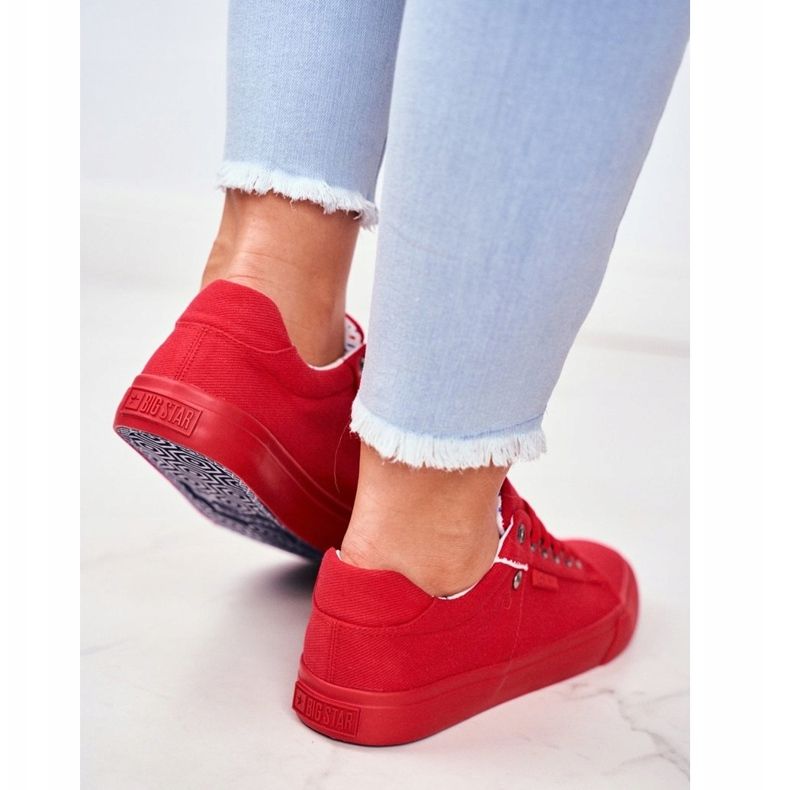 Tênis feminino Big Star Red AA274514 vermelho 2