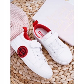 Big Star Tênis infantil estrela grande infantil com velcro branco FF374088 ['branco'] 2