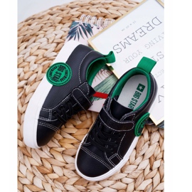 Sapatilhas de tênis infantis Big Star com velcro preto FF374087 2