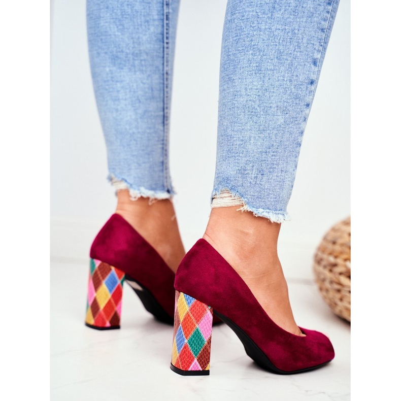 Bombas Femininas Sergio Leone Suede Fuchsia PB135 Be Mine! rosa 1