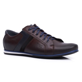 Sapatos Brogues Masculinos Casual Nikopol Couro Marrom 1721 1