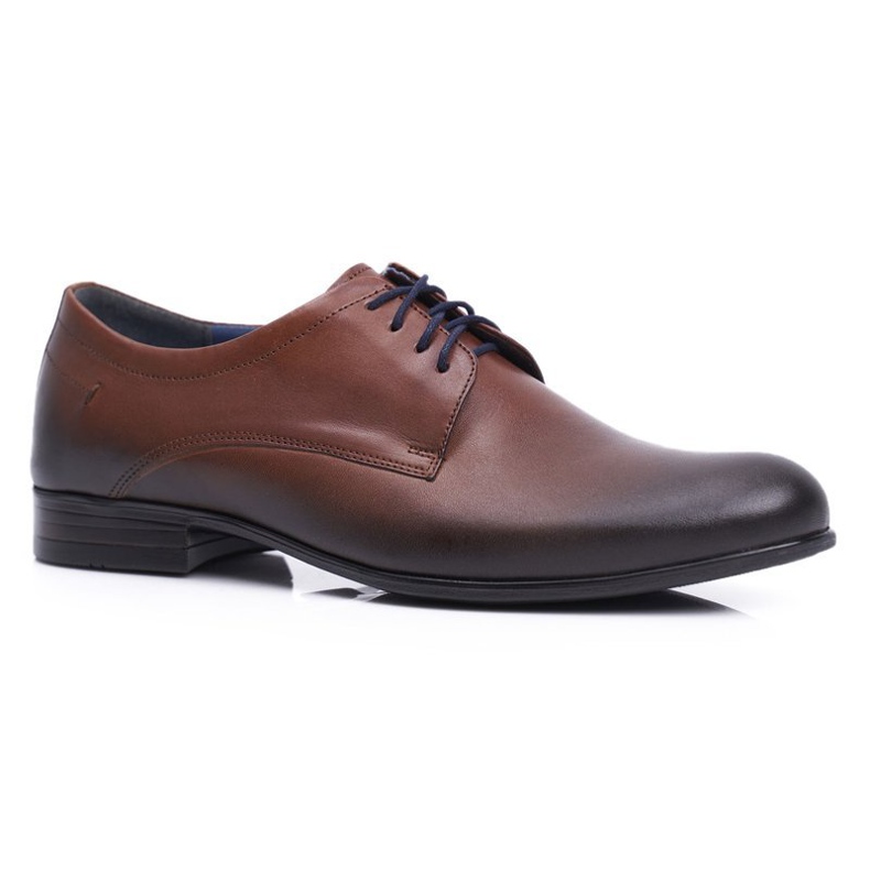 Sapatos Brogues Masculinos Casual Nikopol Couro Marrom 1738 1