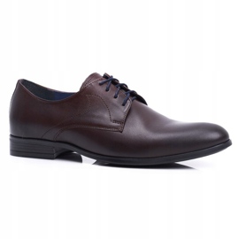 Sapatos Brogues Masculinos Casual Nikopol Couro Marrom 1735 castanho 1
