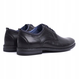 Sapatos Brogues Masculinos Casual Couro Nikopol Preto 1726 1