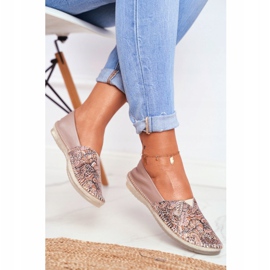 Bailarinas Maciejka Couro Bege Feminino 01930-59 / 00-0 2