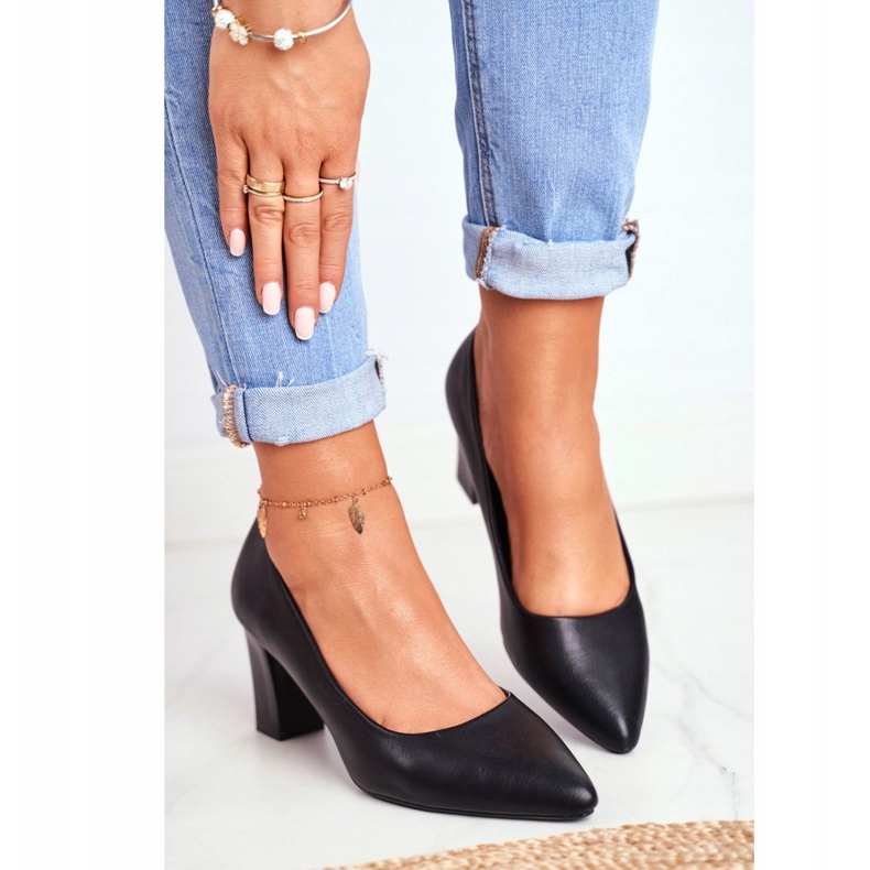 Bombas Femininas Sergio Leone PB403 Preto Herline 2