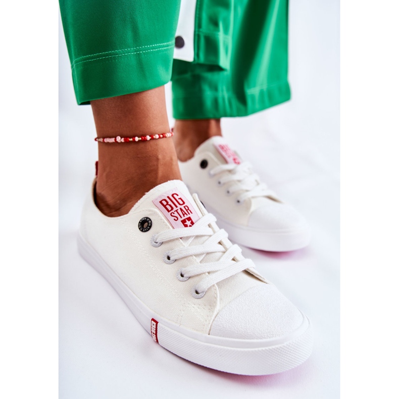 Tênis feminino Big Star Branco FF274087 2