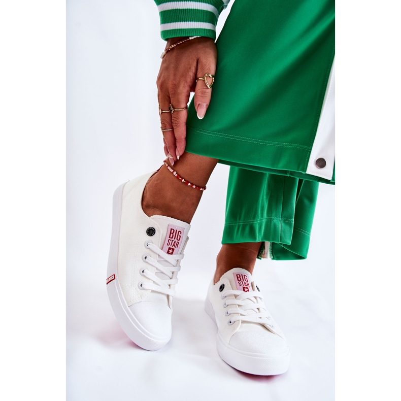 Tênis feminino Big Star Branco FF274087 1