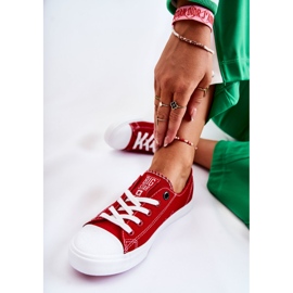 Tênis feminino Big Star Red FF274089 vermelho 2