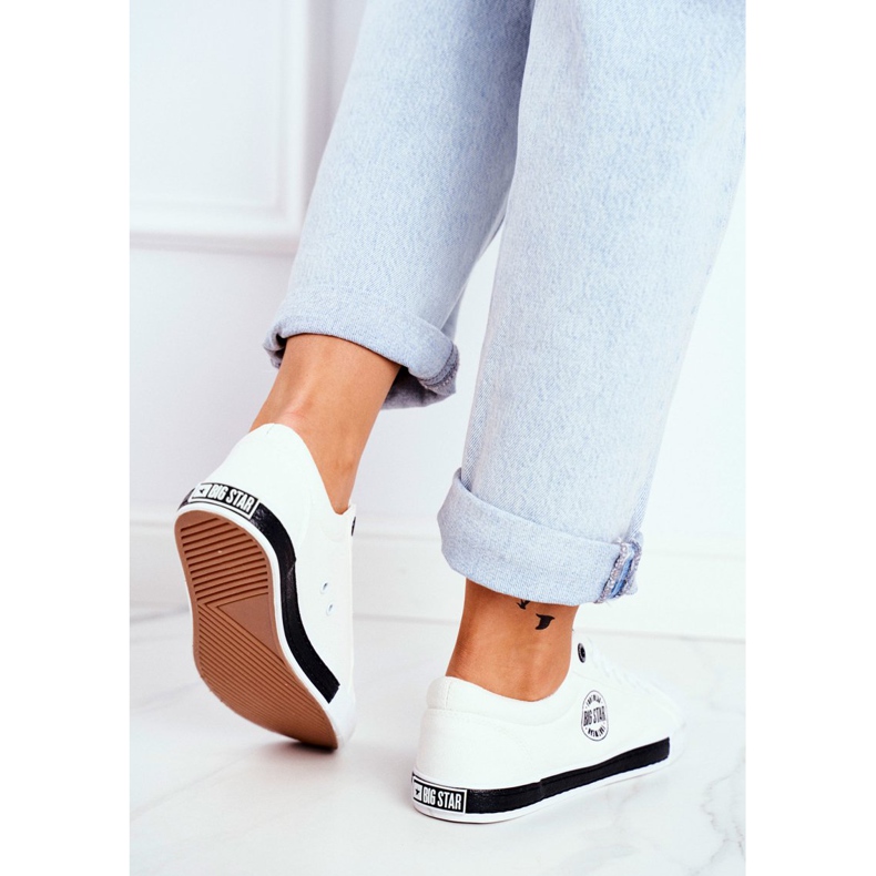 Tênis feminino Big Star White FF274228 branco 2