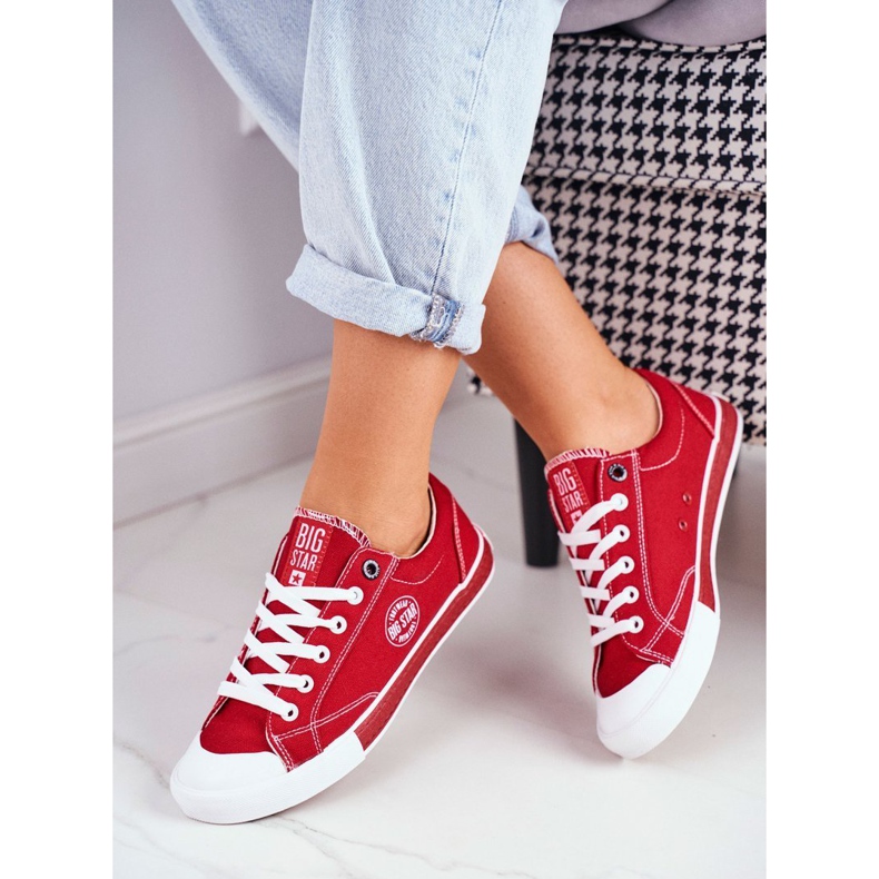 Tênis feminino Big Star Red FF274226 vermelho 1