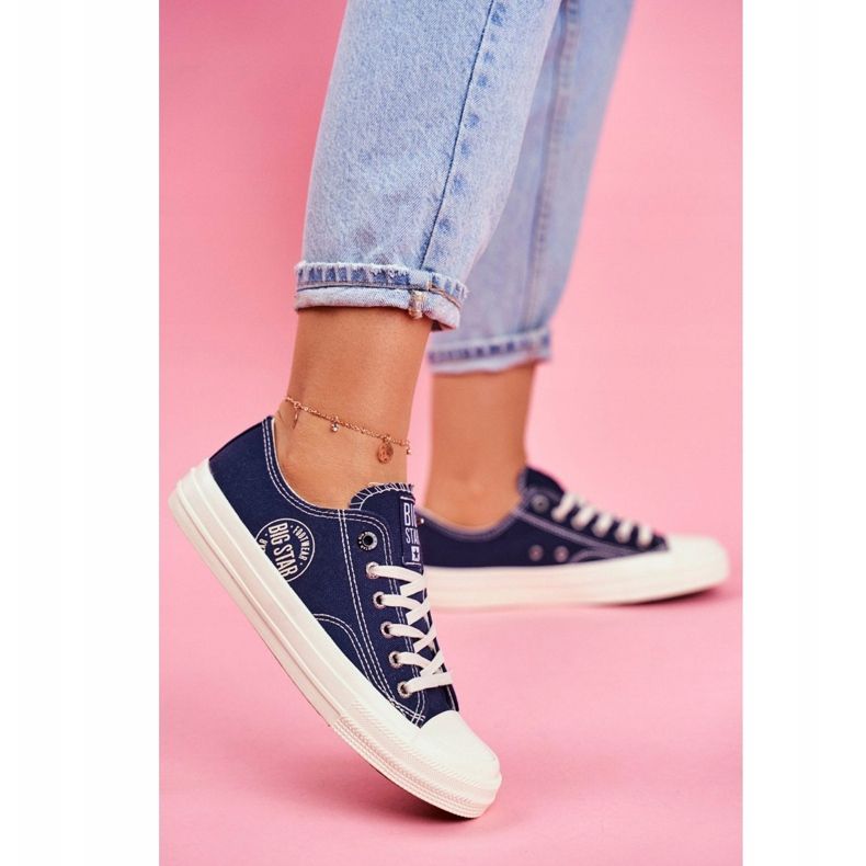 Tênis feminino Big Star azul marinho FF274125 azul-marinho 2